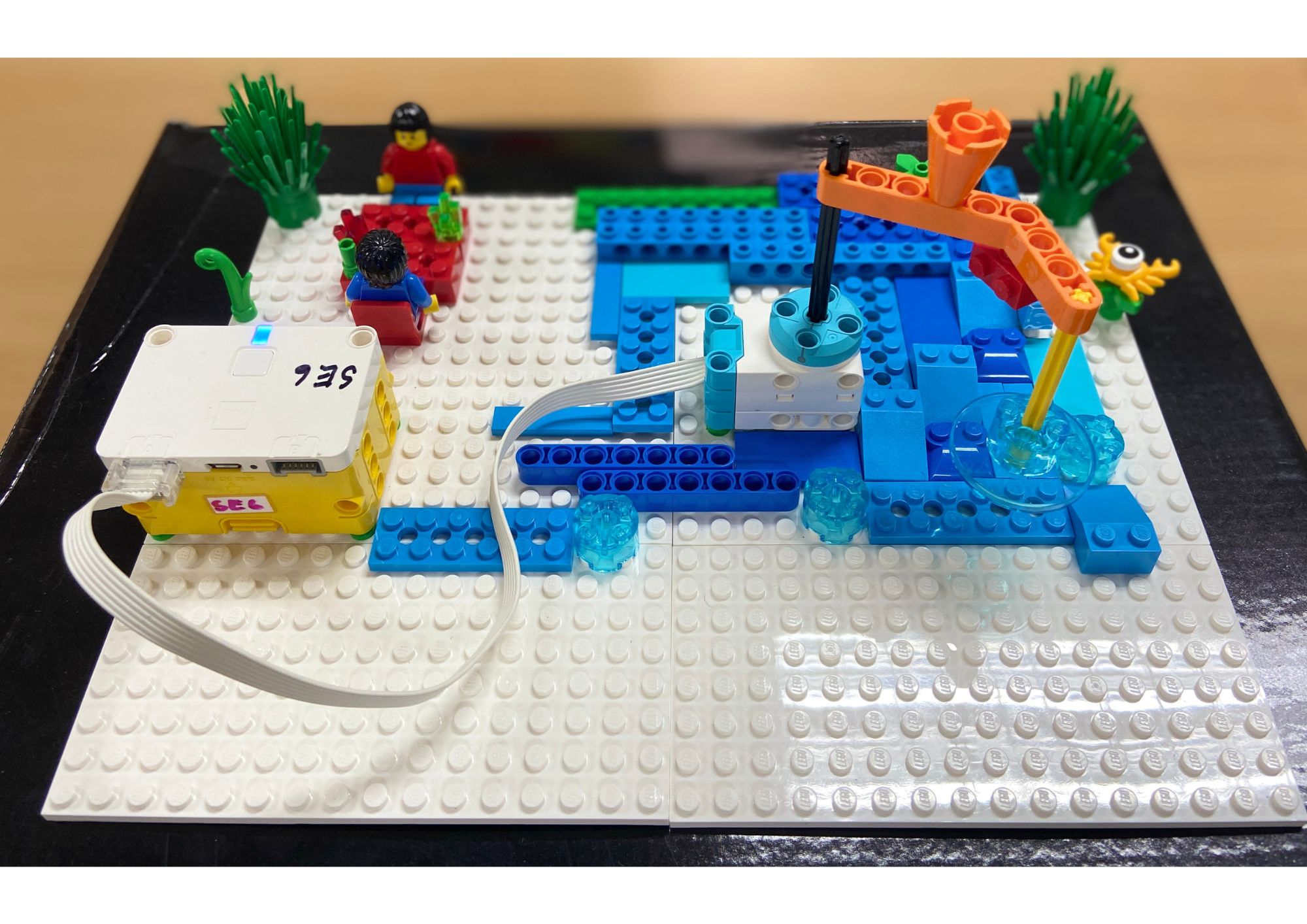 Grade 2 Creates Models Using Lego Spike Essentials to Address Water Issues